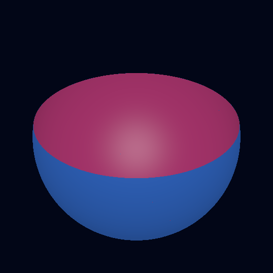 Breathing Sphere 3D algebraic surface