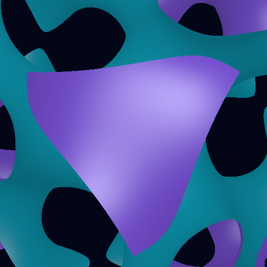 Calabi-Yau 3D Cross-Section 3D algebraic surface