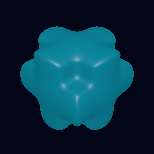 Chmutov Decic 3D algebraic surface